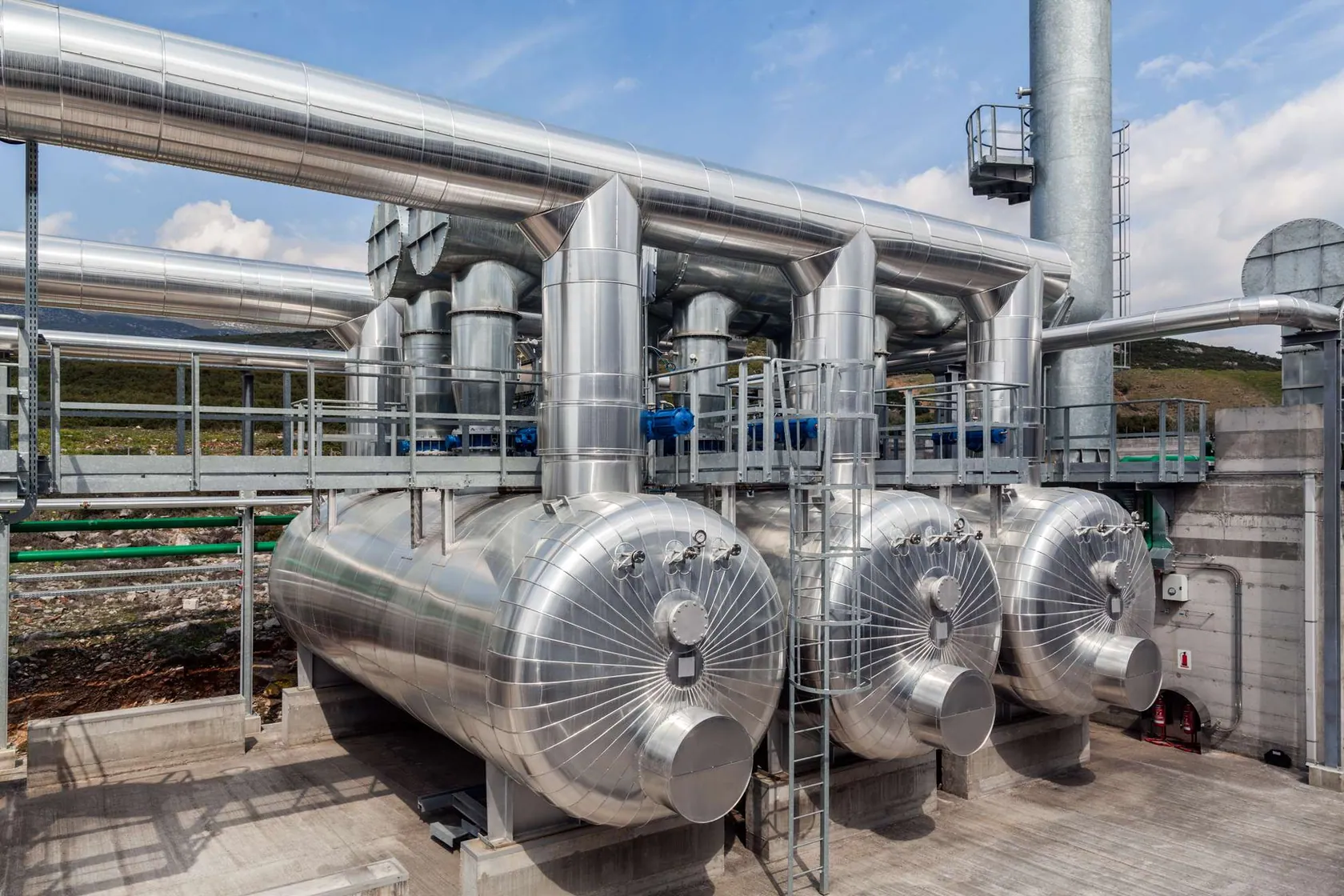 Solvent recovery installation