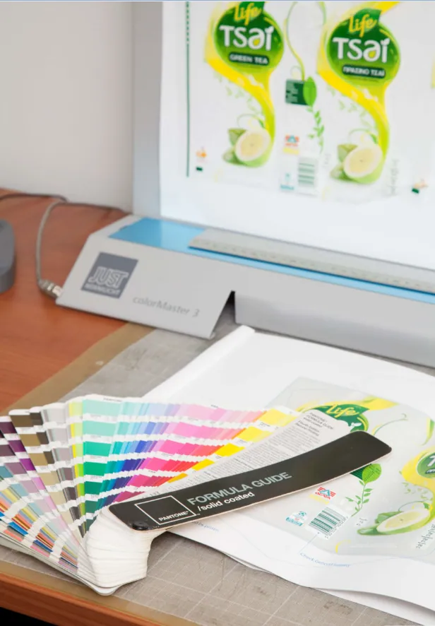 Colour references and packaging proofs